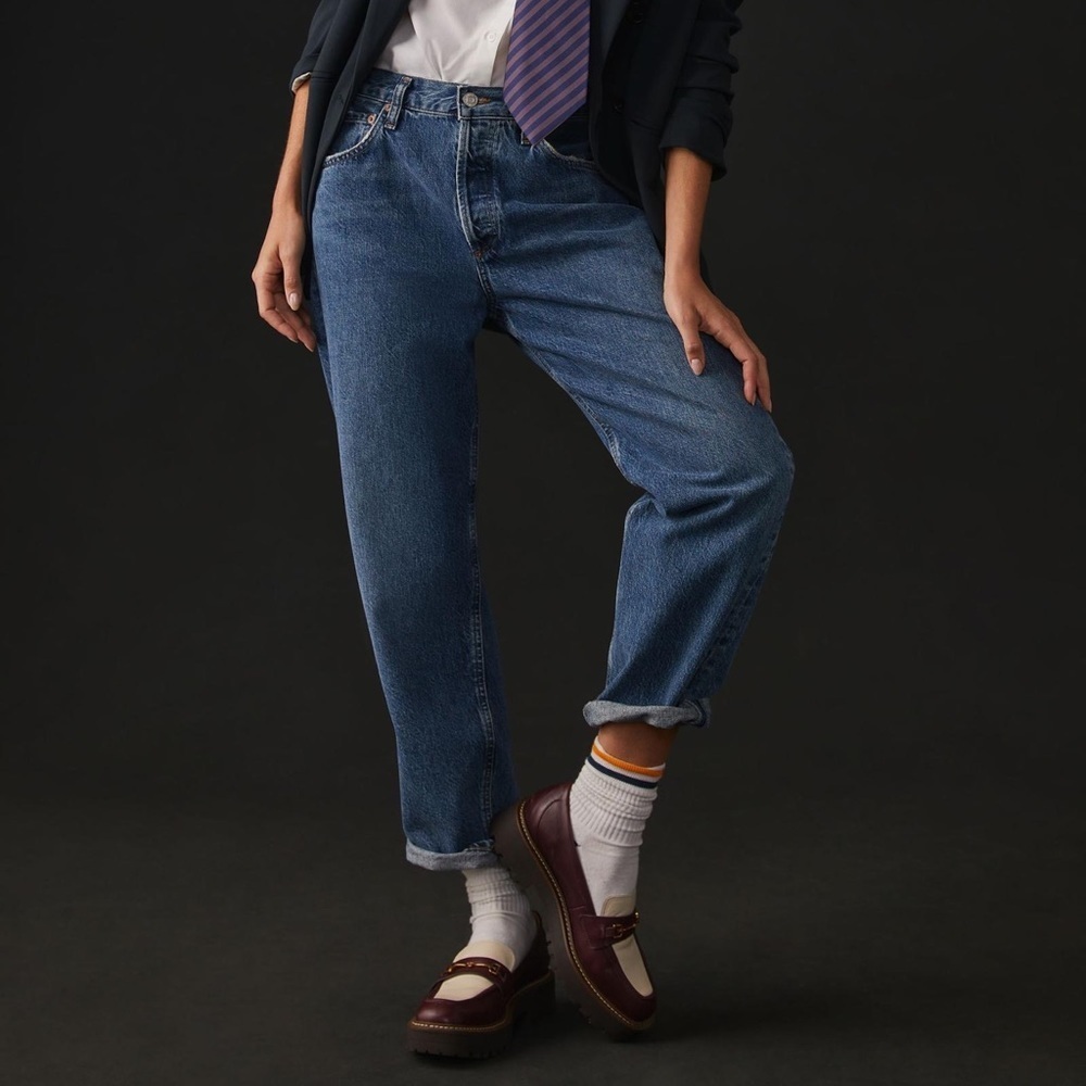 Agolde Jeans Wyman Straight Leg‎ Low Rise Classic 90s Sz 28 - Picture 9 of 9